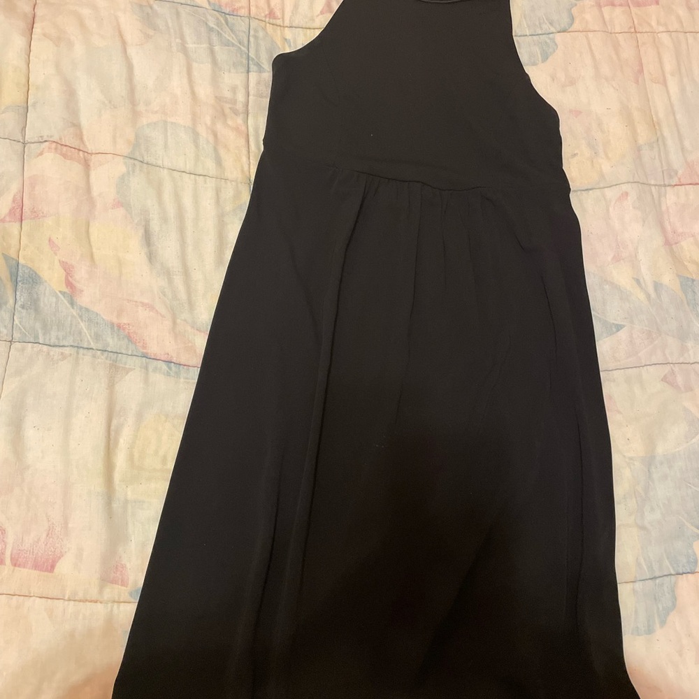 INC International Concepts Black Sleeveless Midi Dress
